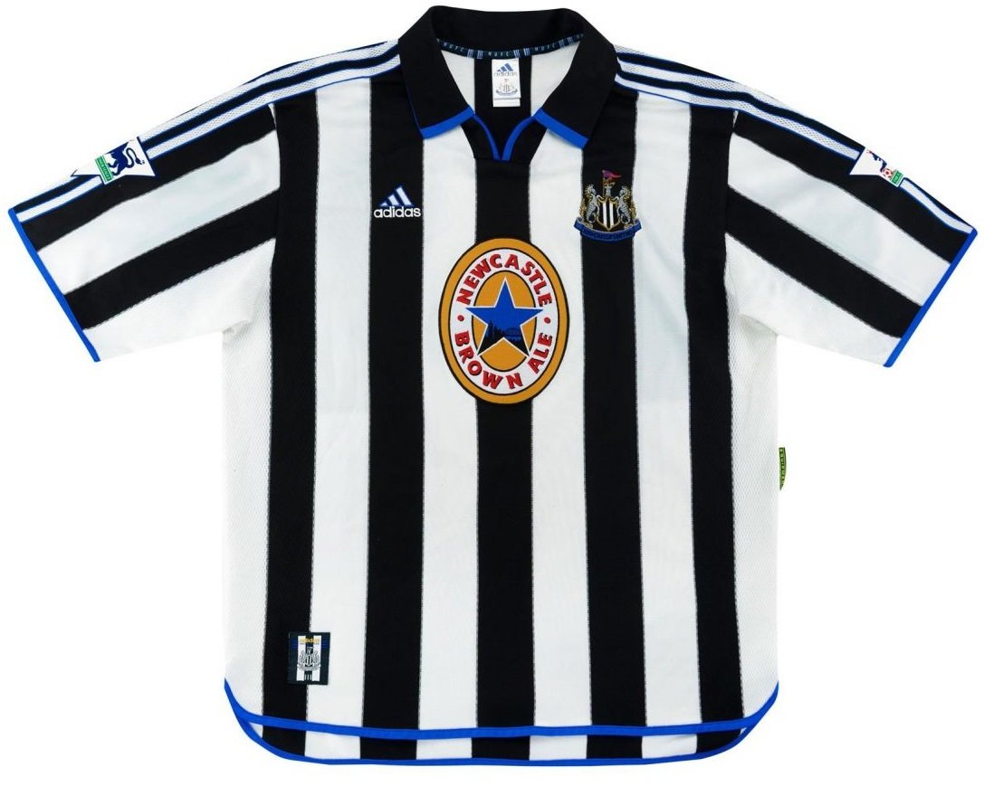 Camisa I Newcastle United 1999 2000 Adidas retro
